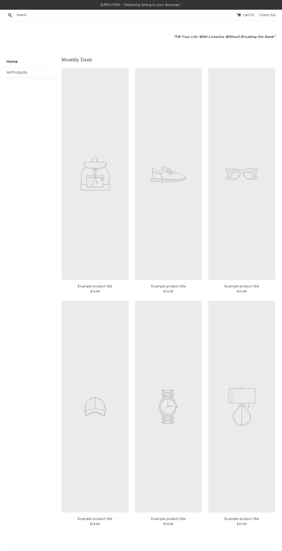 supplyitem.com — Shopify storefront screenshot