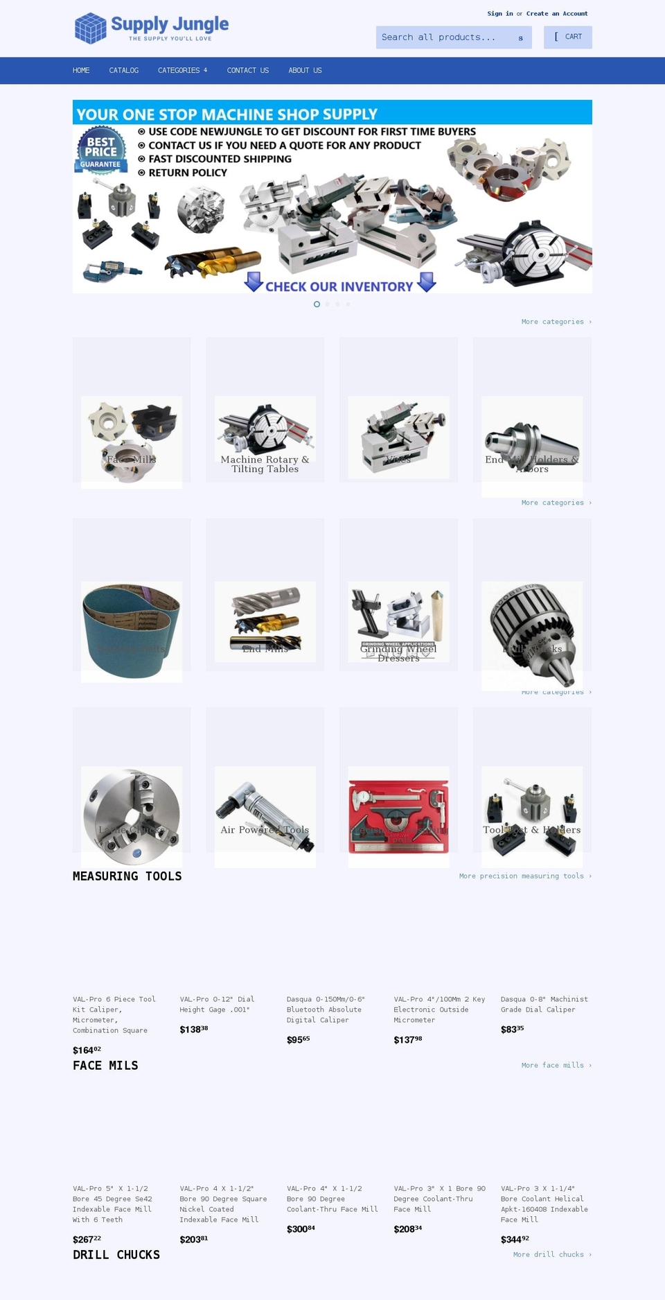 supplyjungle.com shopify website screenshot