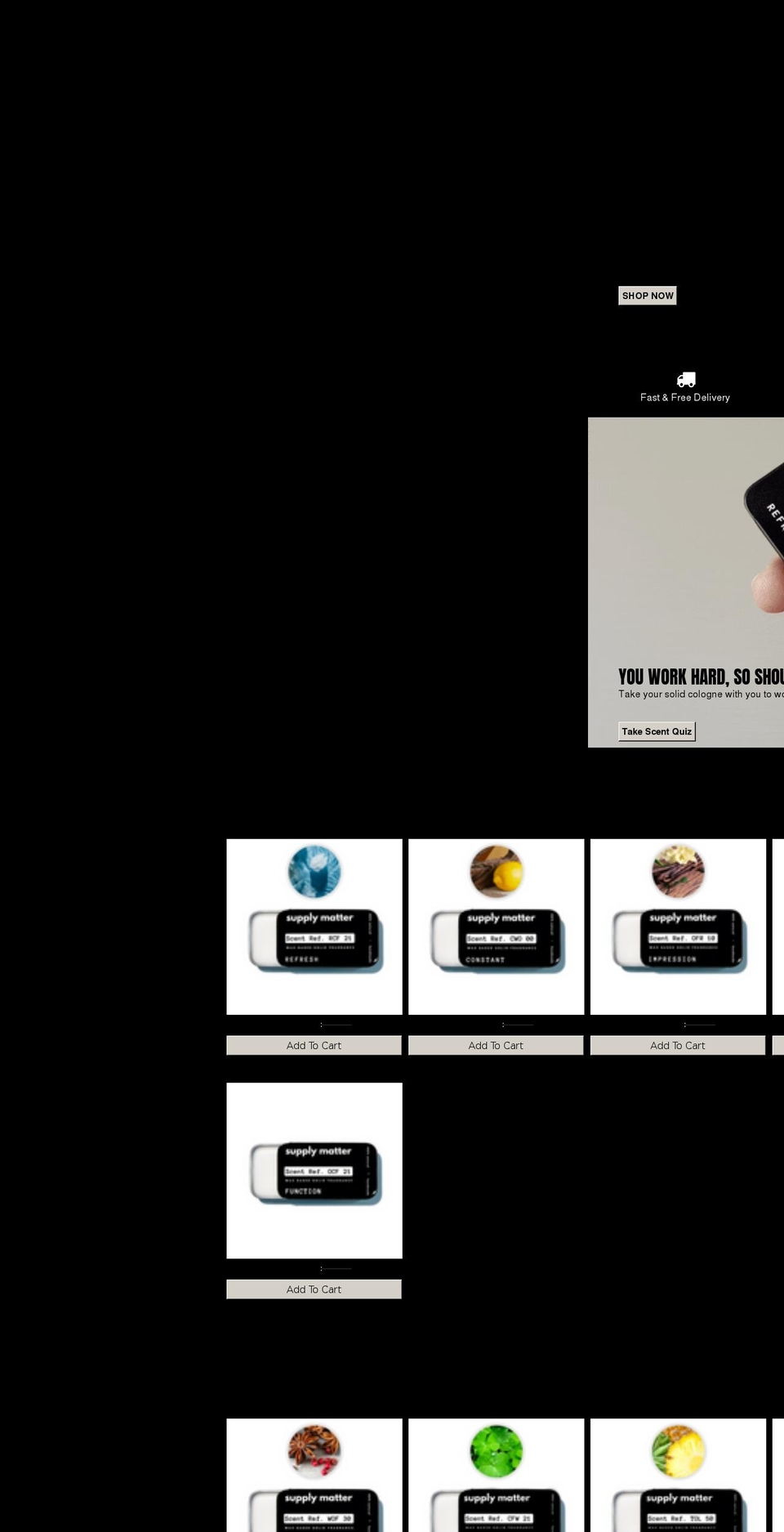 supplymattershop.com shopify website screenshot