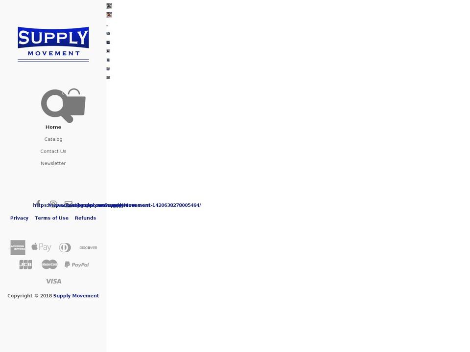 supplymovement.com — Shopify storefront screenshot