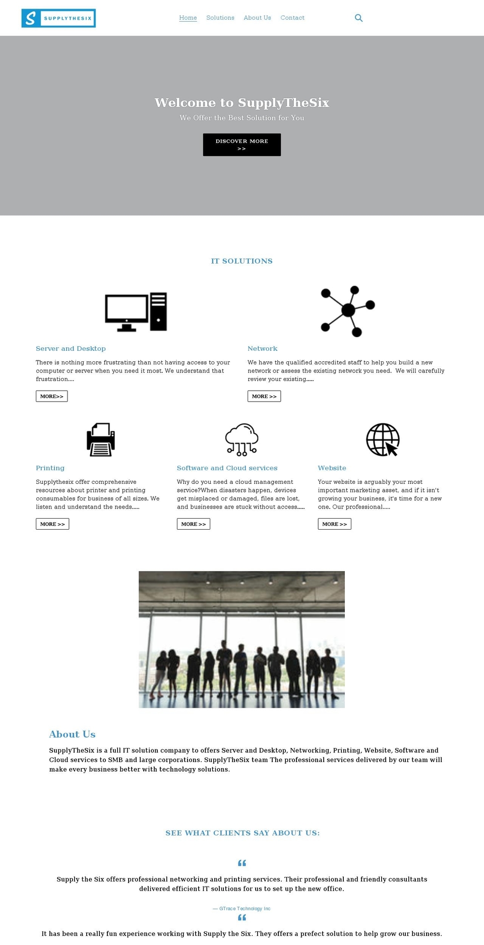 supplythesix.com shopify website screenshot