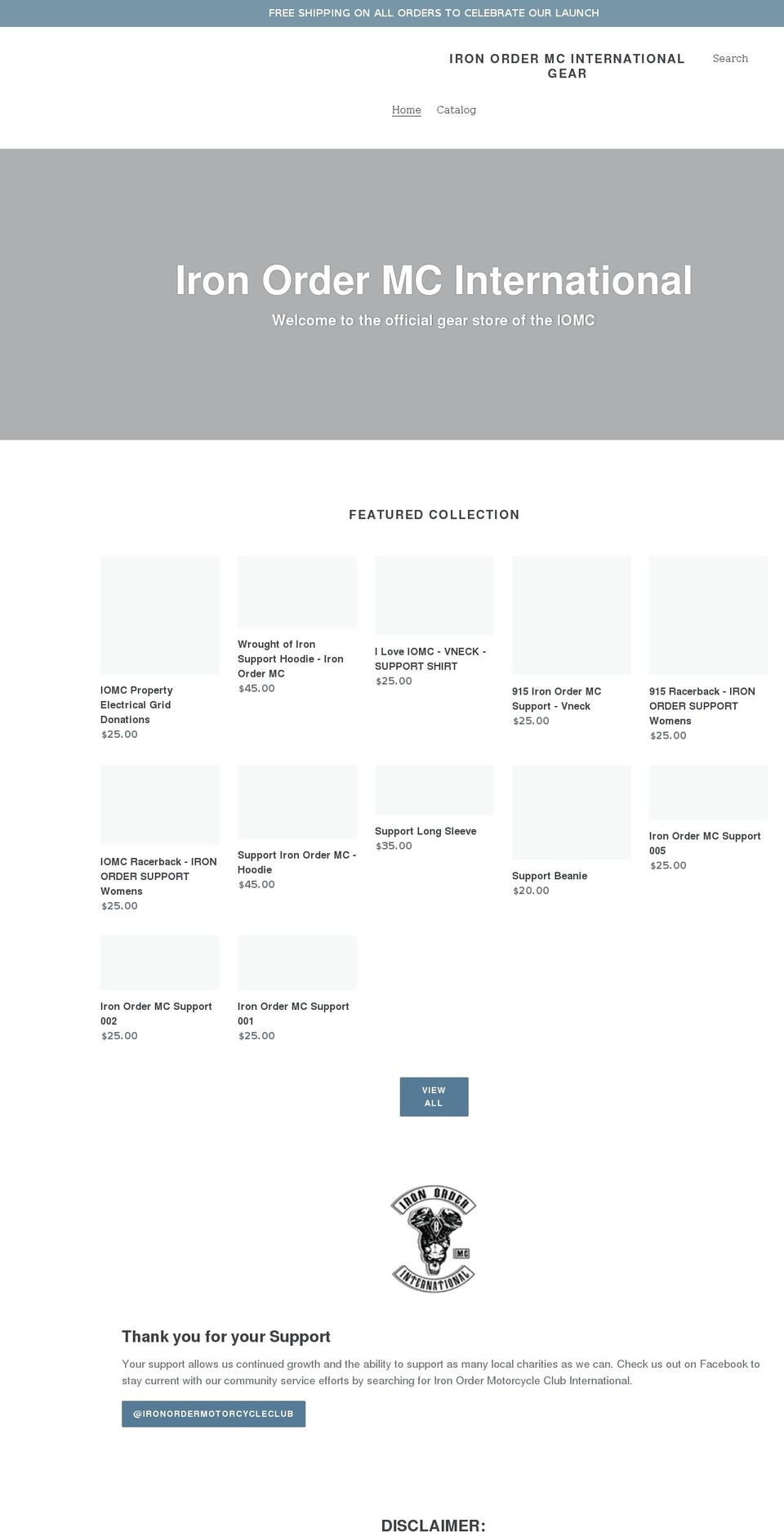 supportiomc.com shopify website screenshot