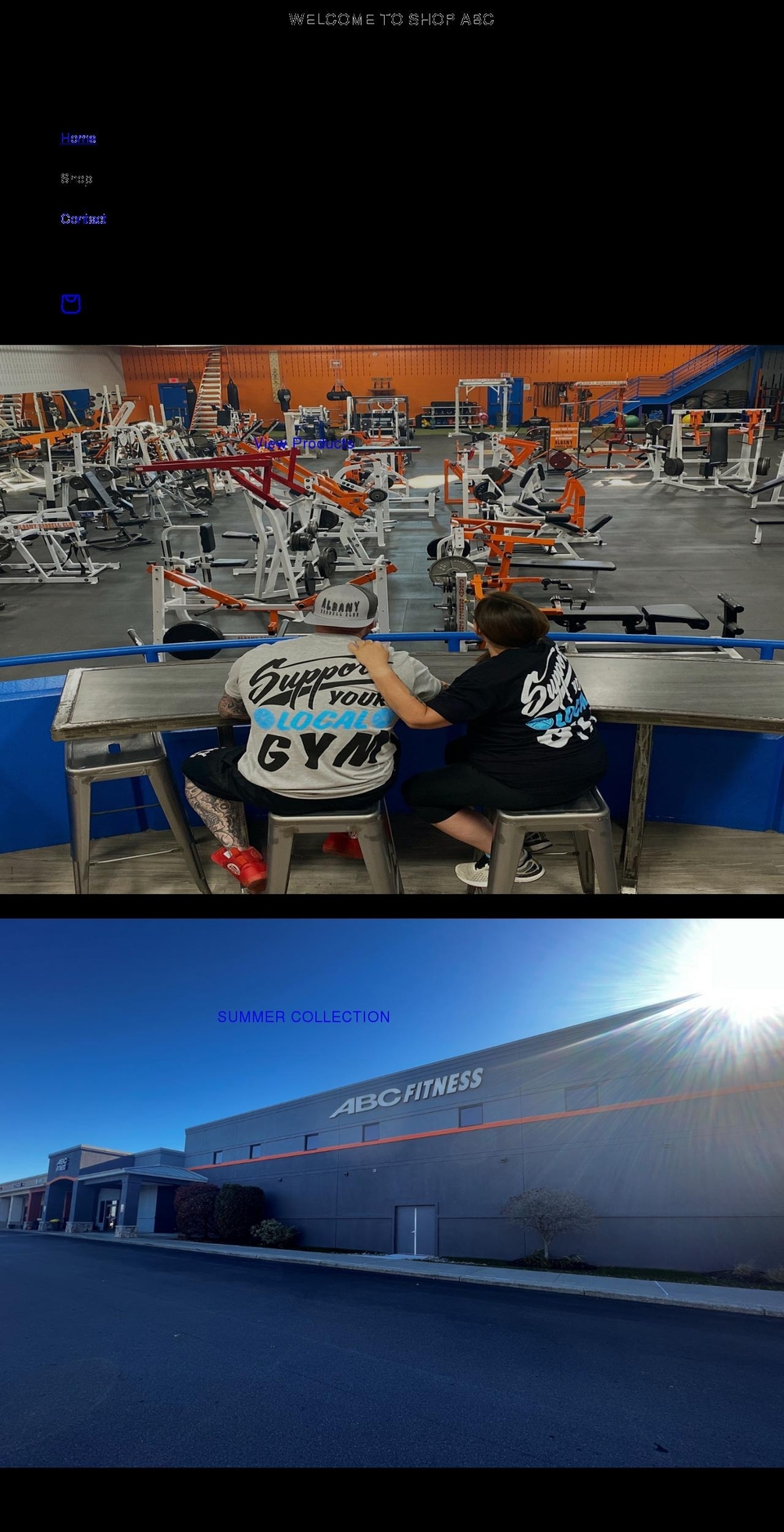 supportyourlocalgym.com shopify website screenshot