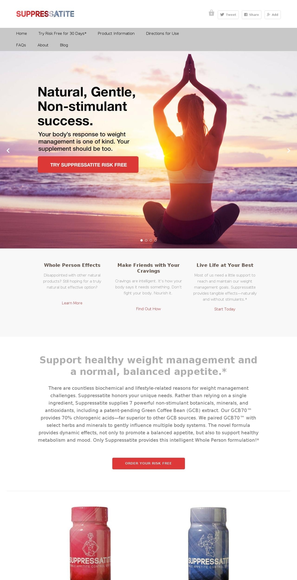 suppressatite.com shopify website screenshot