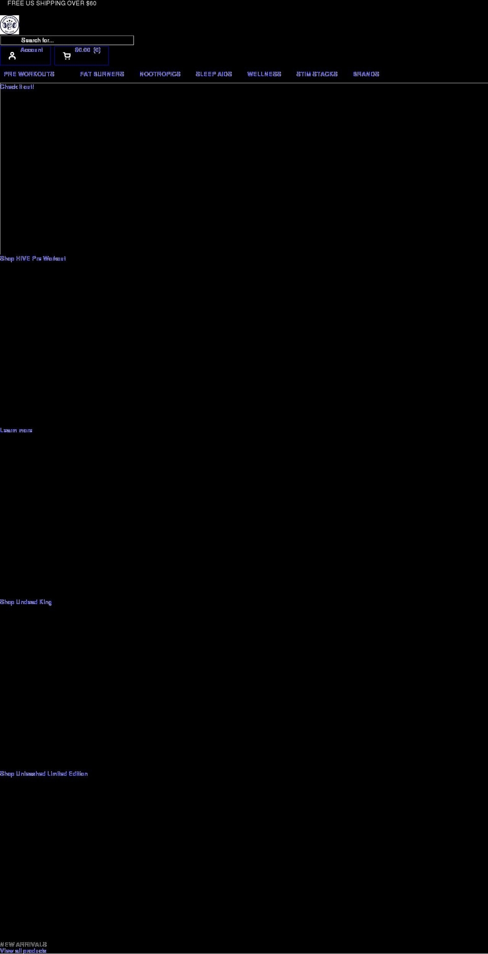 suppscentral.com shopify website screenshot