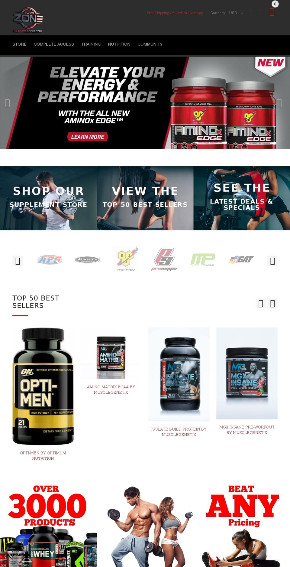 yourstore-v2-1-5 Shopify theme site example suppszone.com