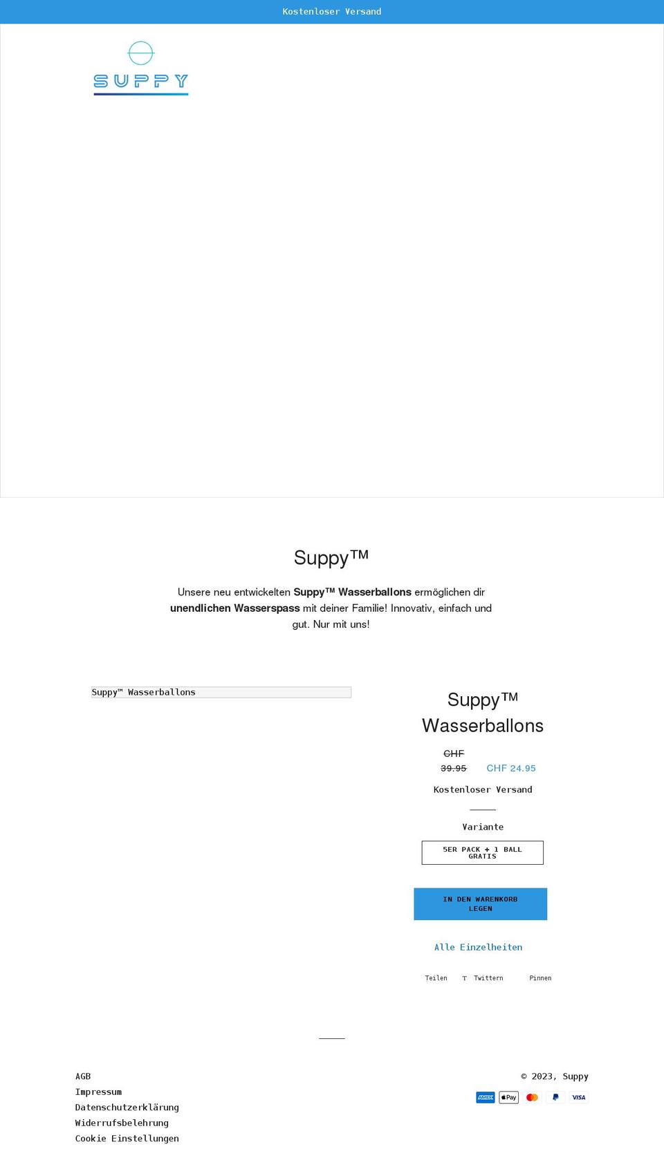 suppy.shop shopify website screenshot