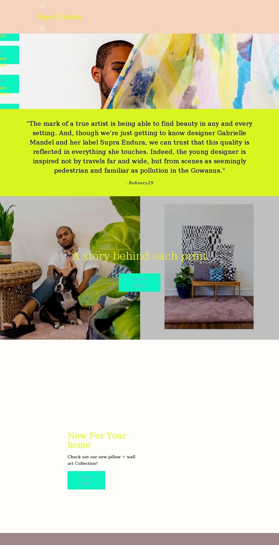 supraendura.com shopify website screenshot