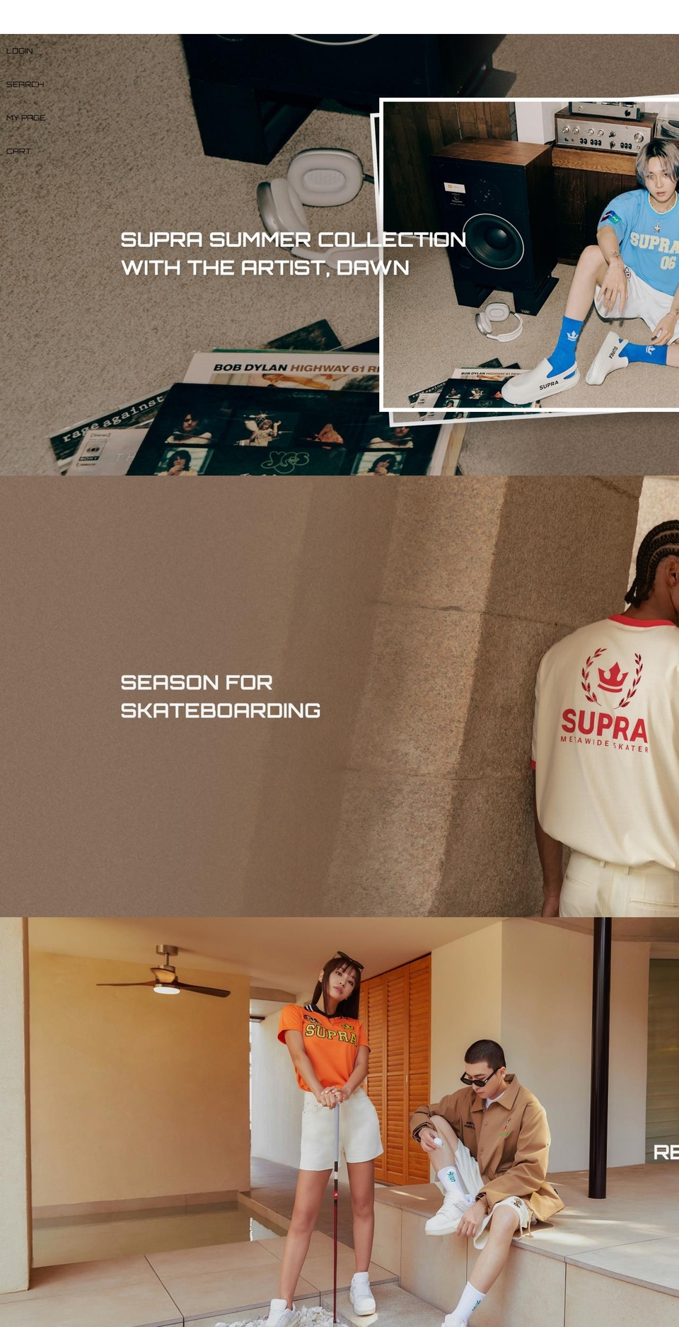 suprafootwearglobal.com shopify website screenshot