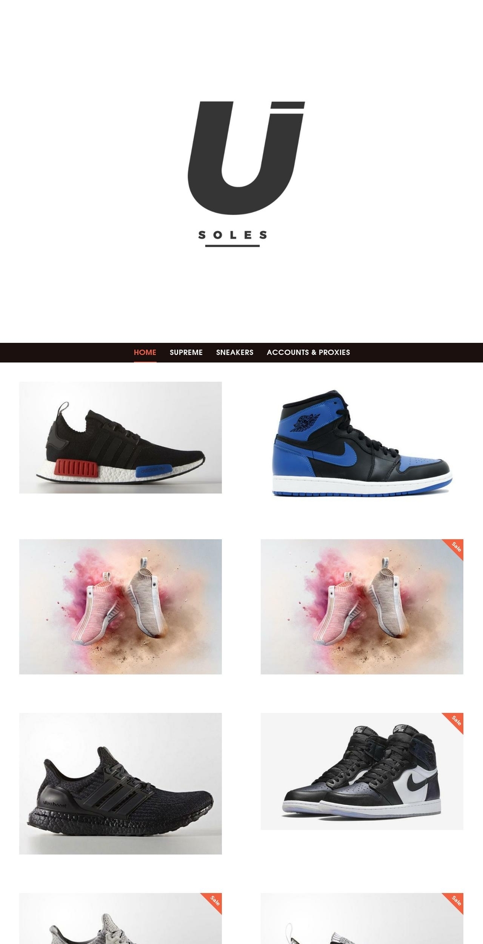 supremecarts.com shopify website screenshot