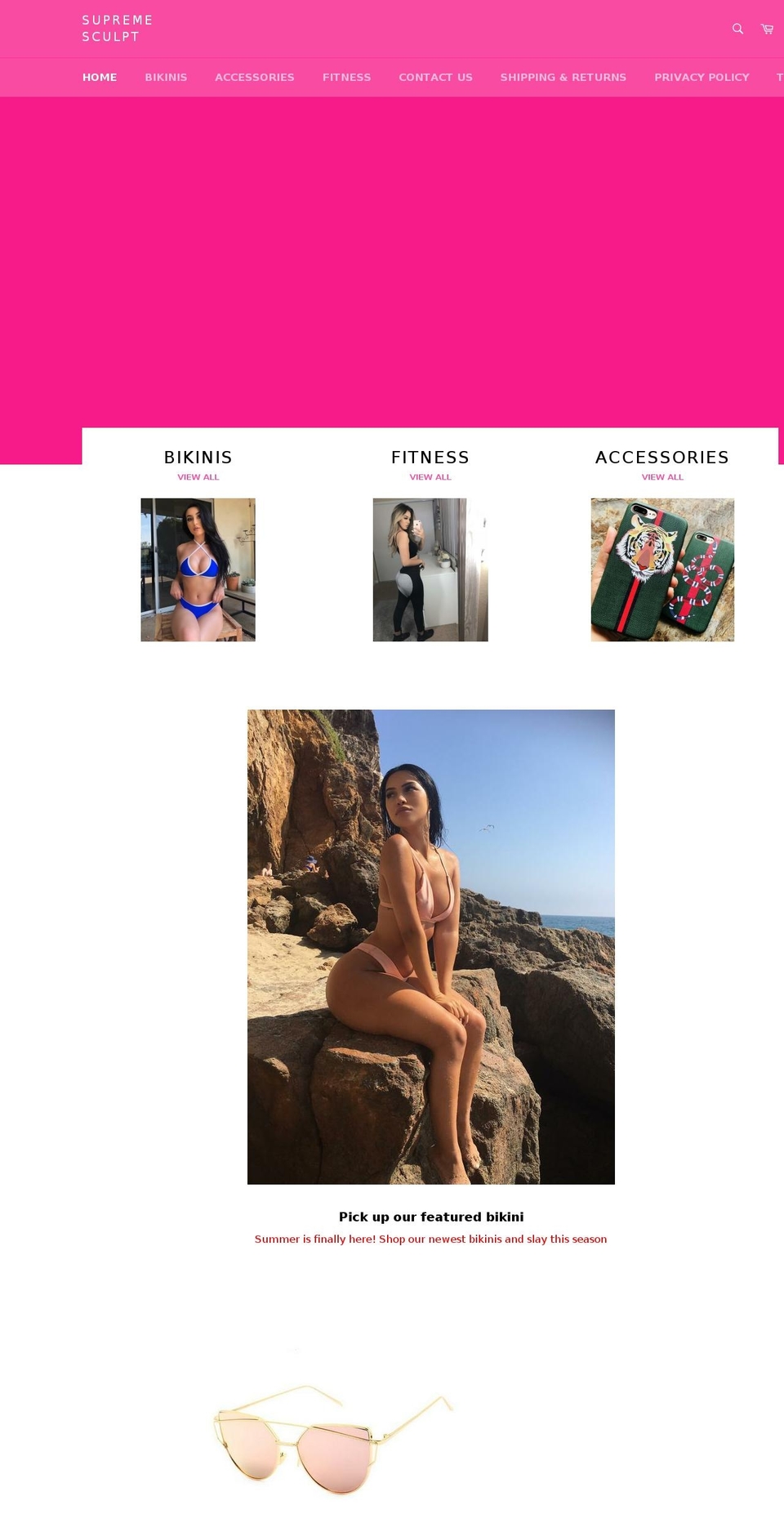 supremesculpt.com — Shopify storefront screenshot