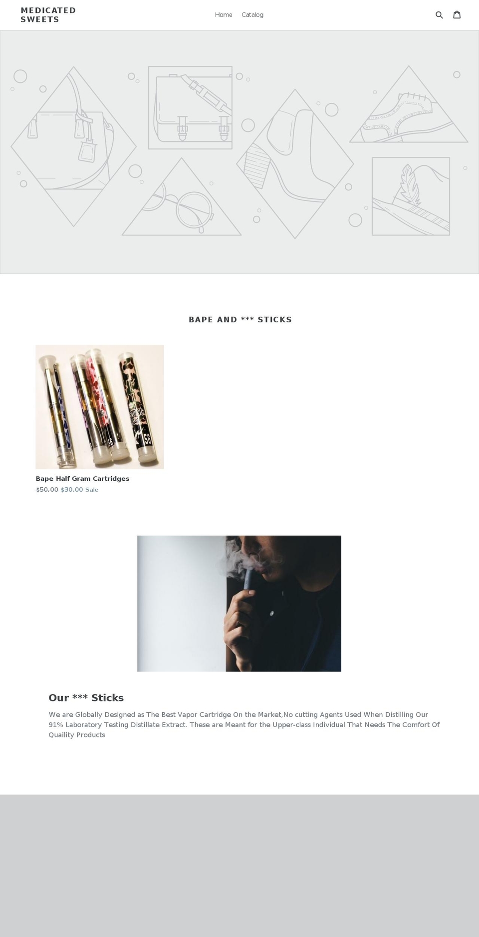 supremestick.com — Shopify storefront screenshot