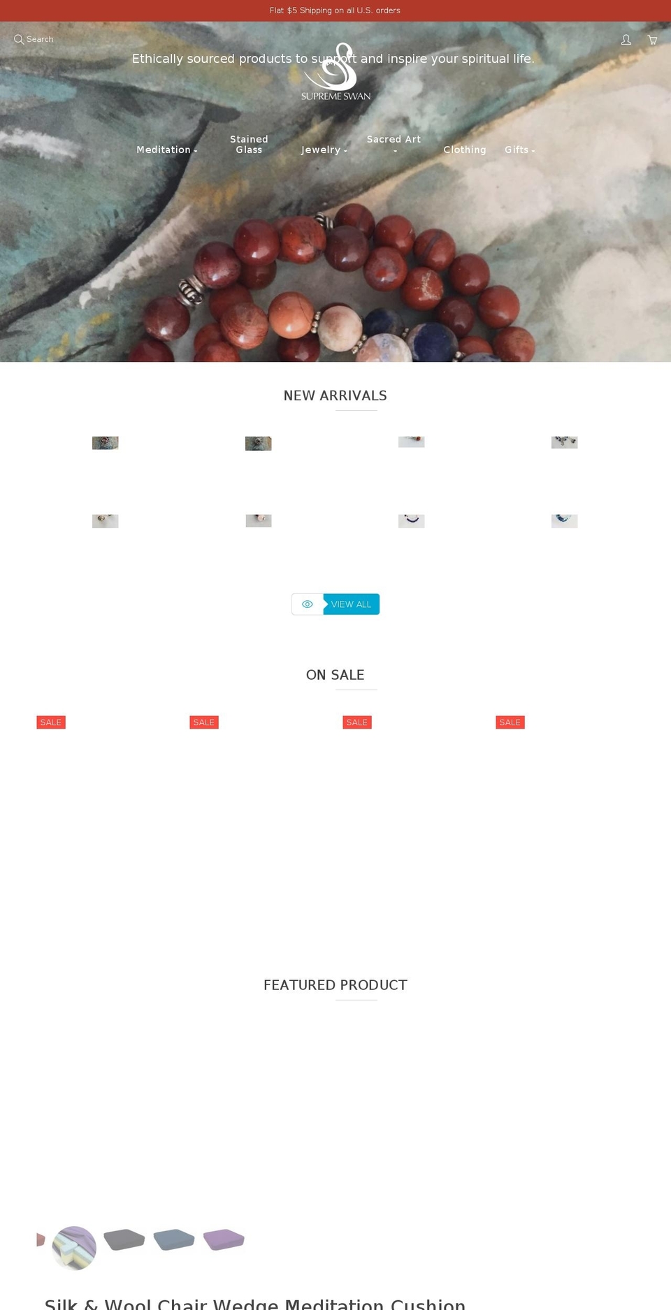 supremeswan.com shopify website screenshot