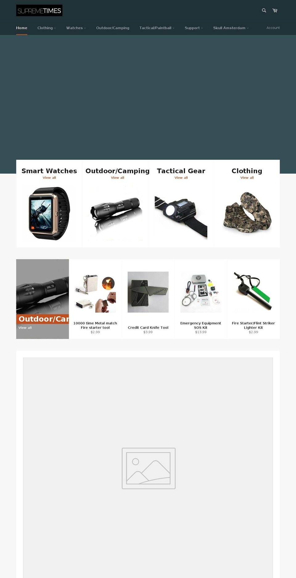 supremetimes.com shopify website screenshot