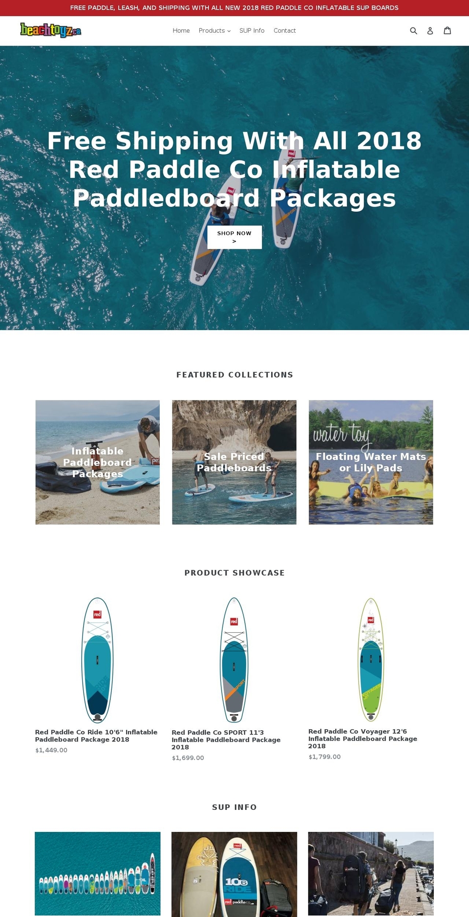 suprentals.ca shopify website screenshot