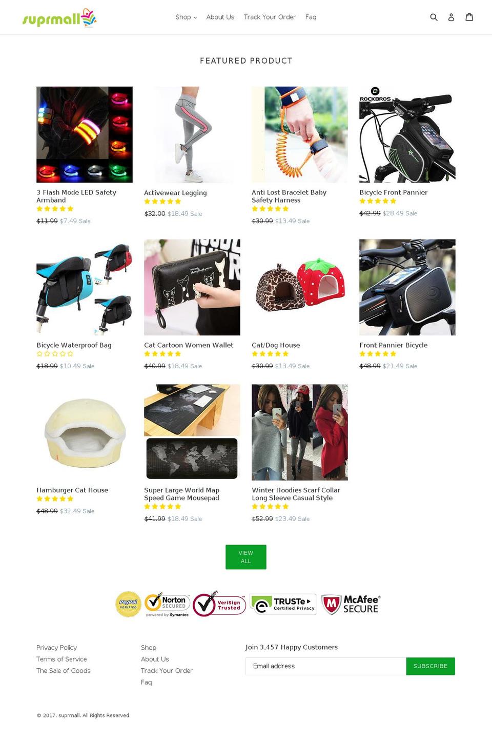 suprmall.com shopify website screenshot