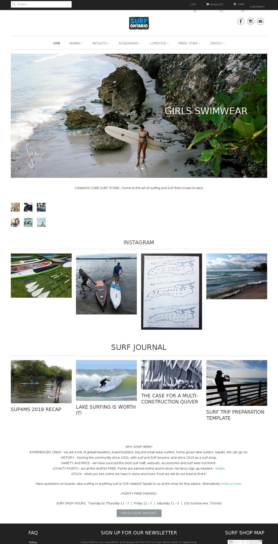 supsimcoe.com — Shopify storefront screenshot