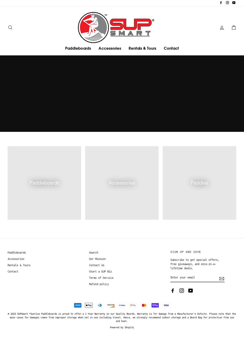 supsmart.myshopify.com — Shopify storefront screenshot