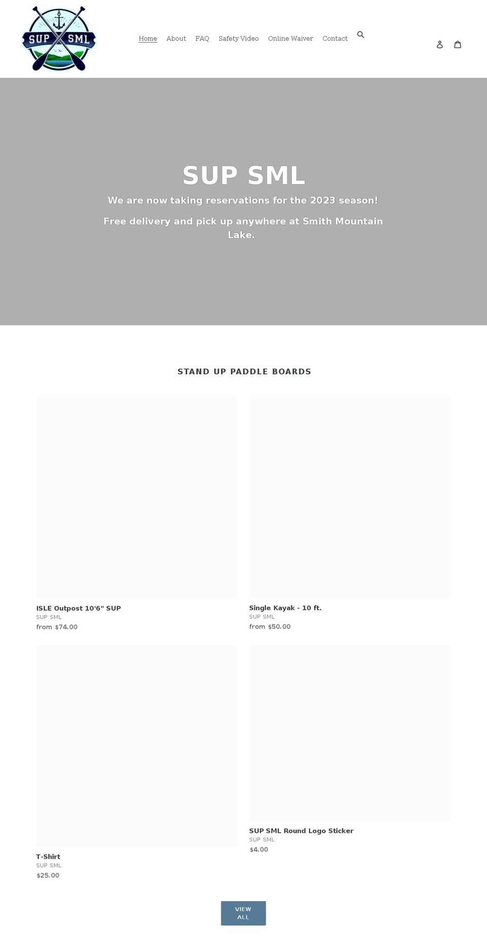 supsml.com shopify website screenshot