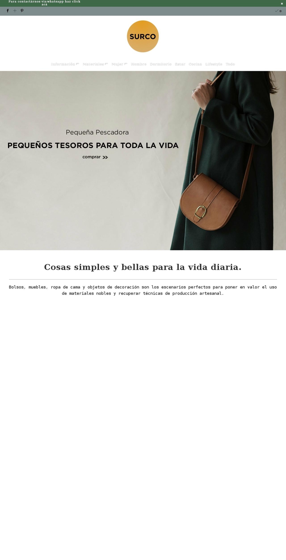 surcodiseno.com shopify website screenshot