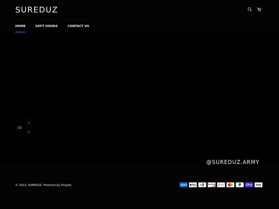 sureduz.com shopify website screenshot