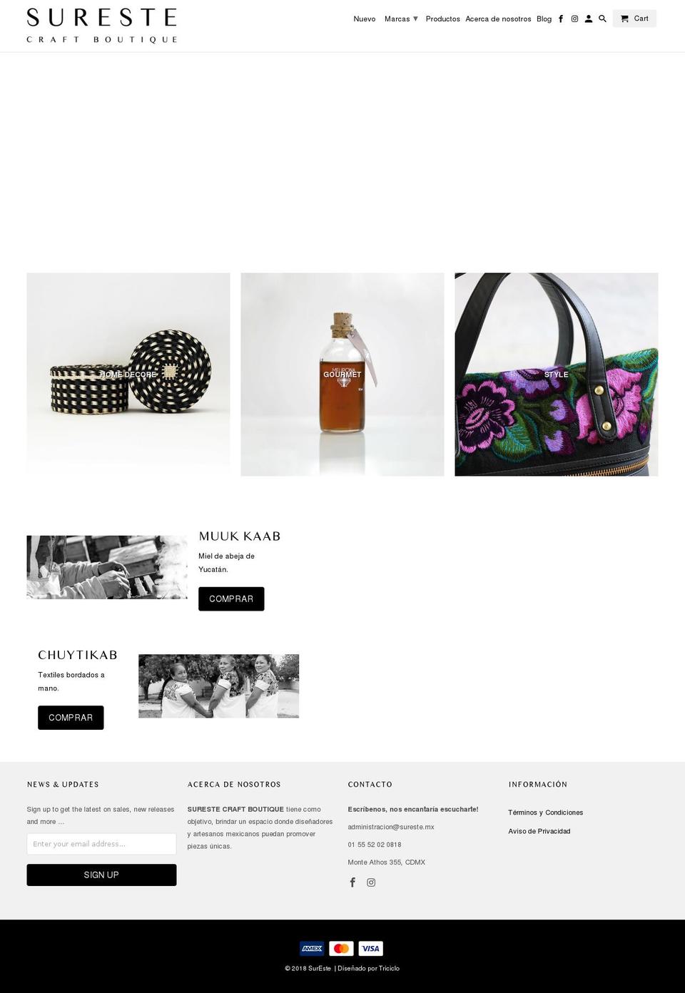 surestemexico.com — Shopify storefront screenshot