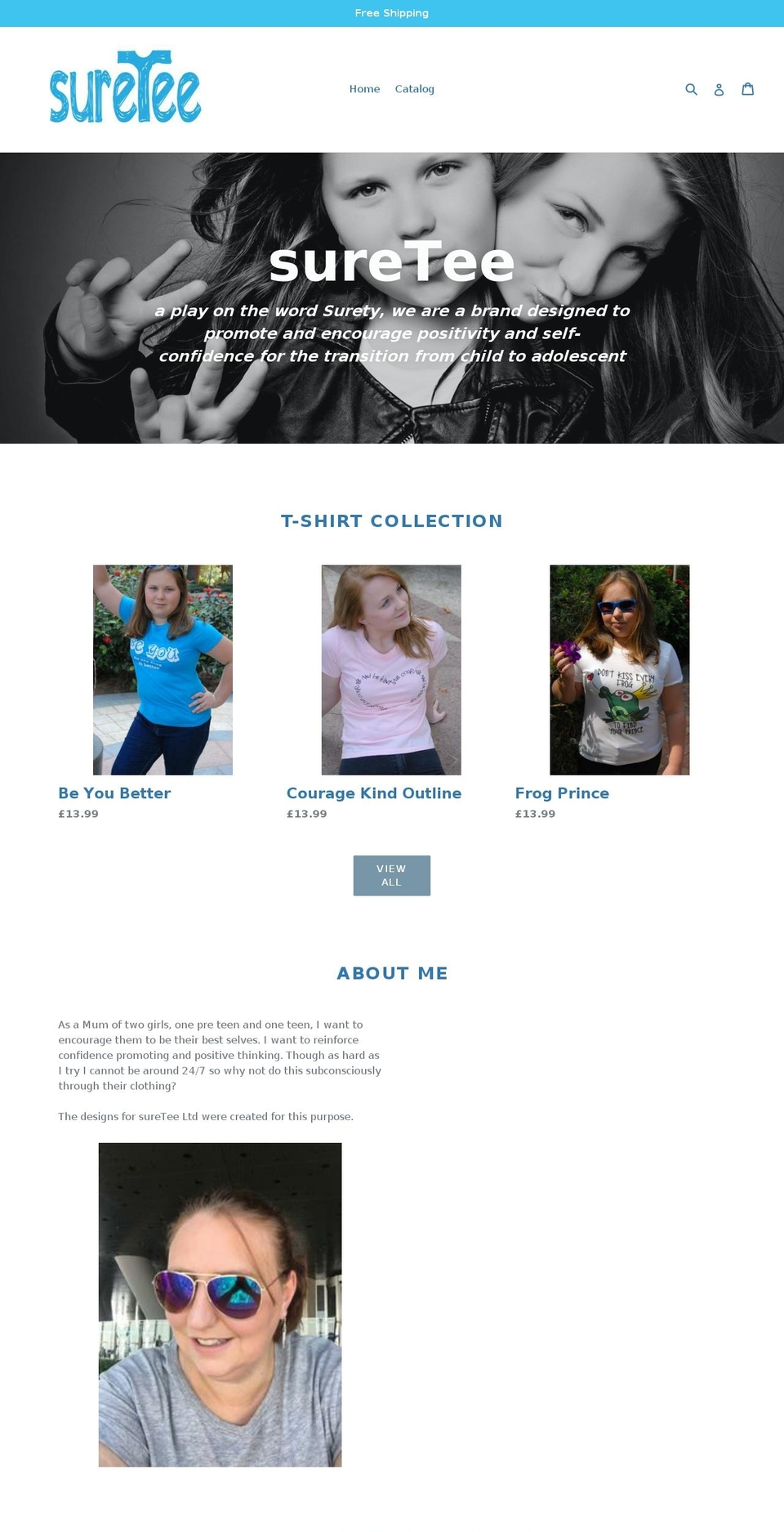 sureteeltd.com — Shopify storefront screenshot