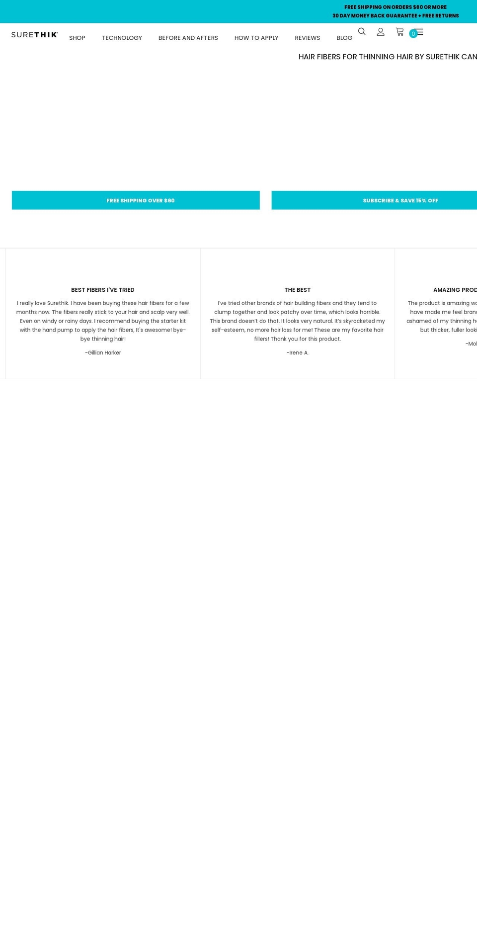 surethik.ca shopify website screenshot