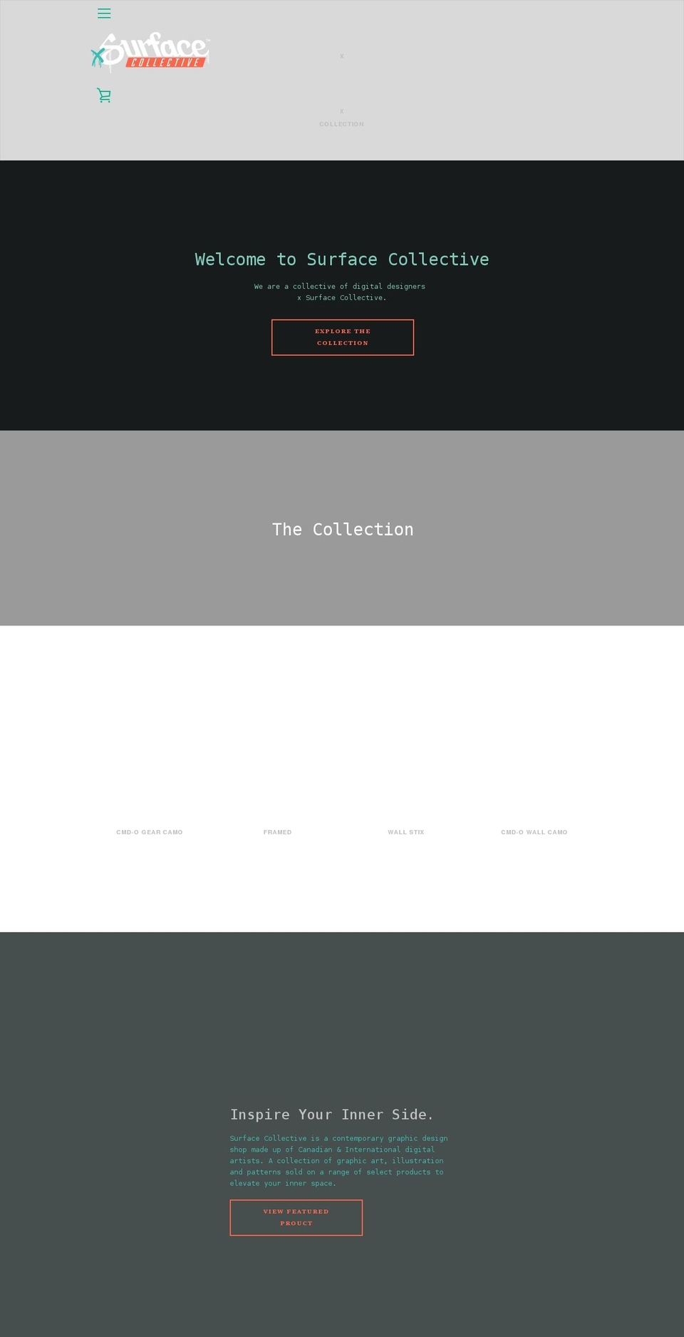 surfacecollective.ca shopify website screenshot