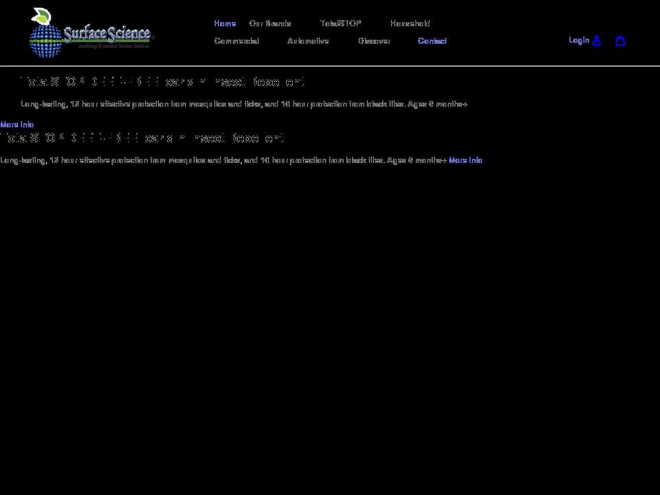 surfacescience.ca shopify website screenshot