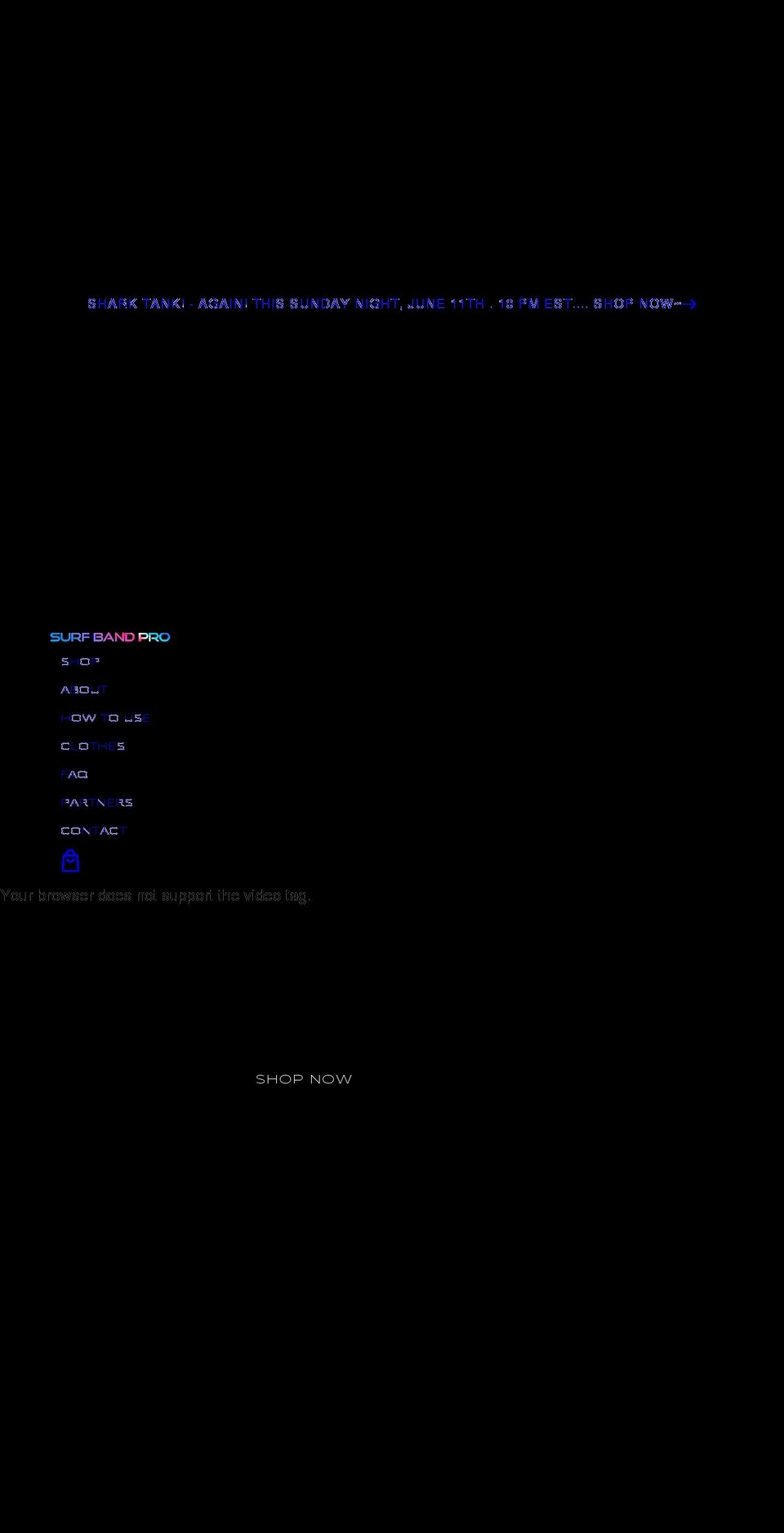 surfbandpro.com shopify website screenshot