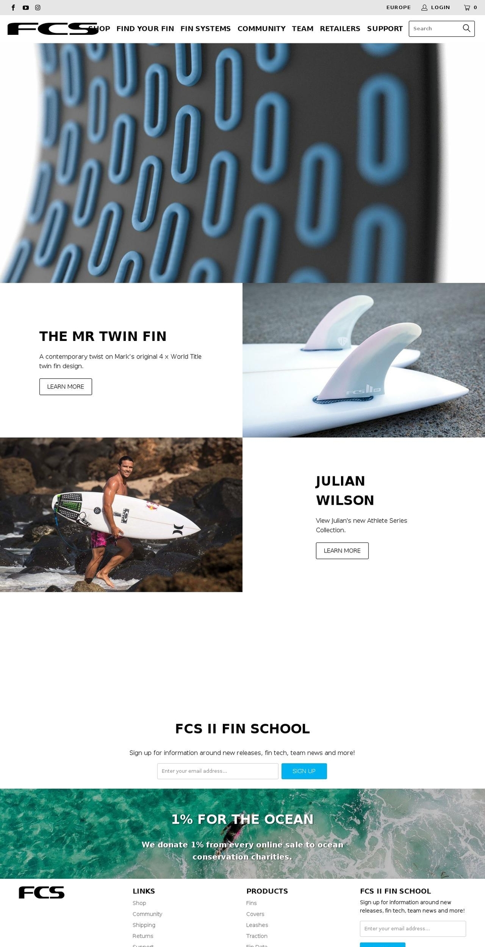 surfhardware.fr shopify website screenshot