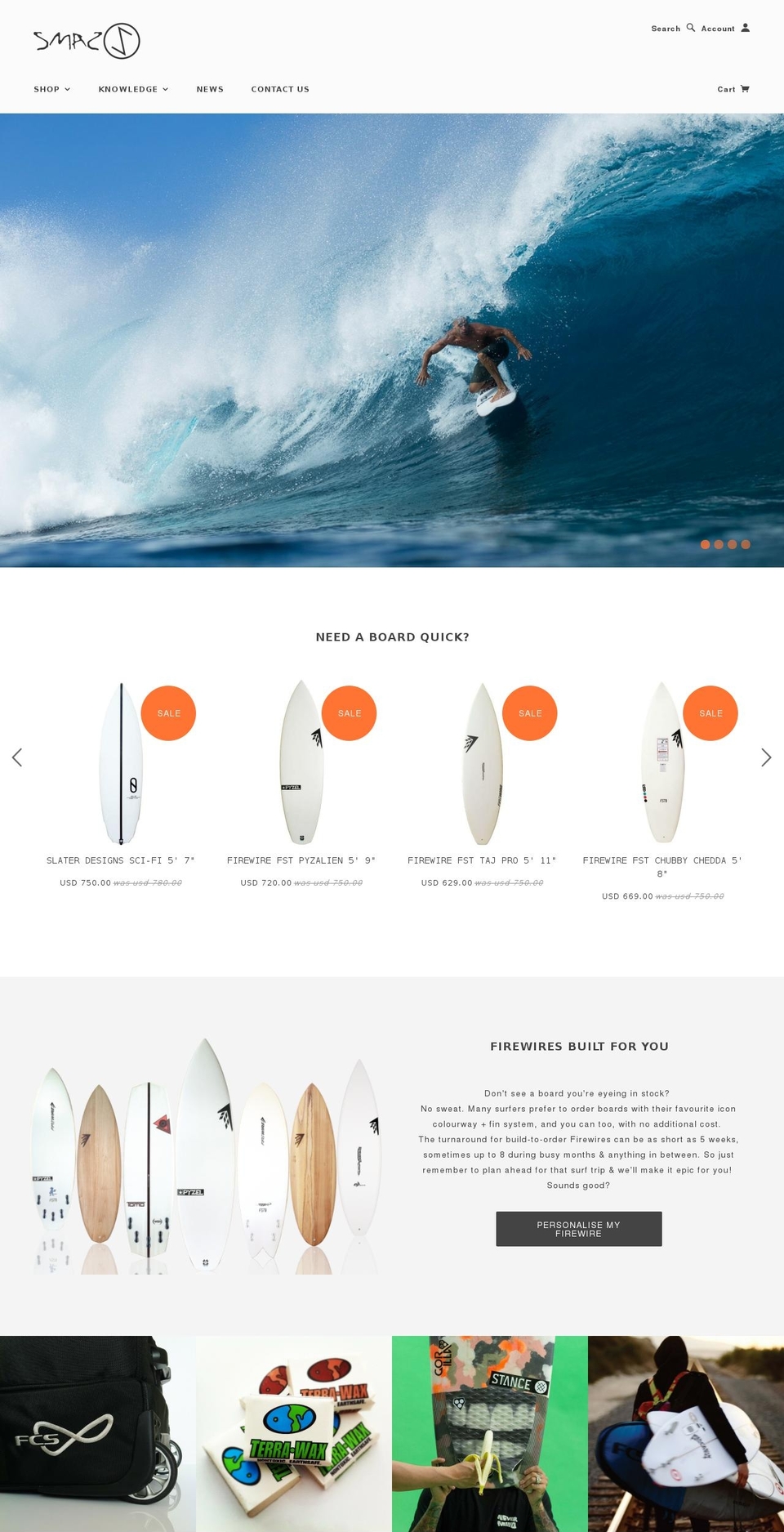 surfmusicartstyle.com shopify website screenshot