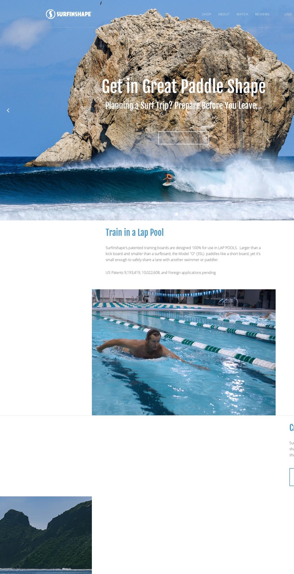 surfnshape.com — Shopify storefront screenshot