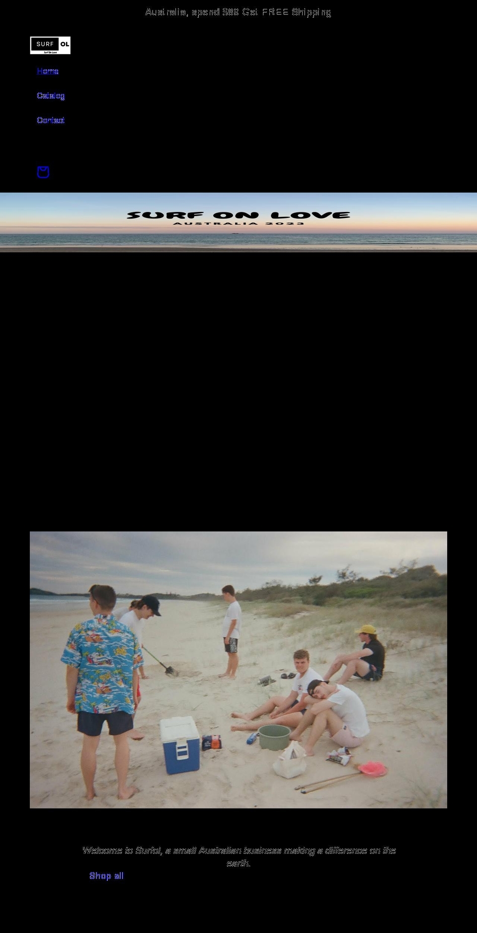 surfol.com shopify website screenshot