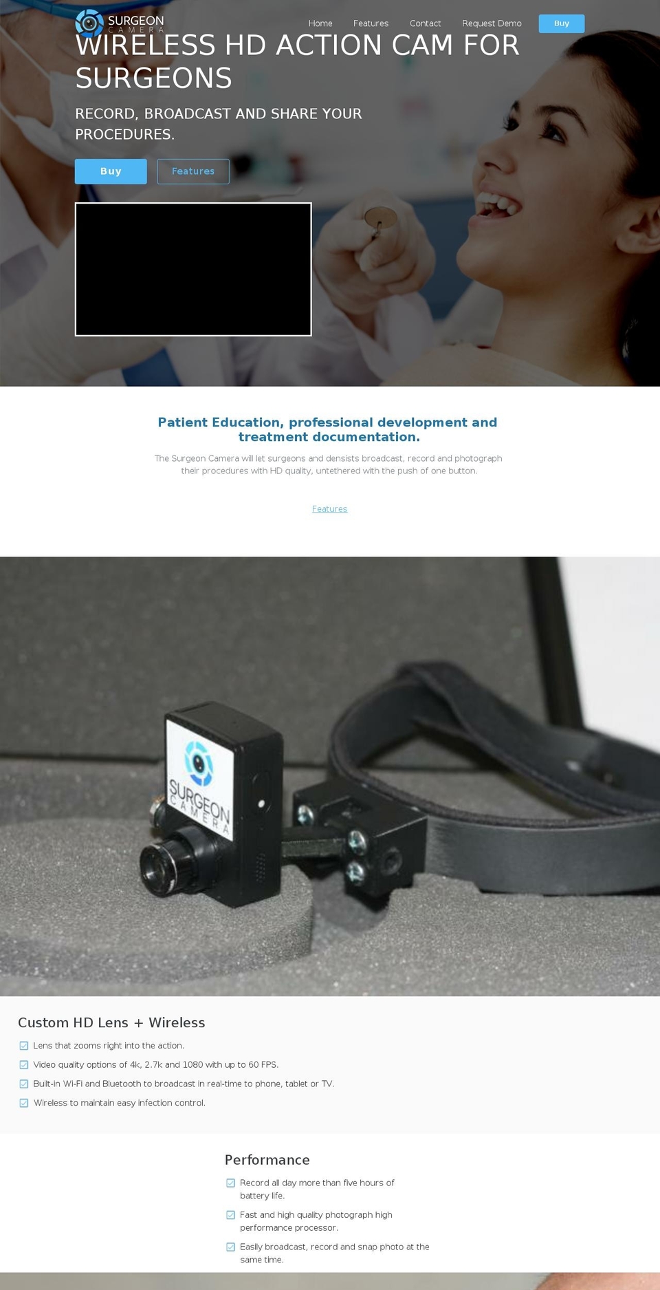 surgeoncamera.com — Shopify storefront screenshot