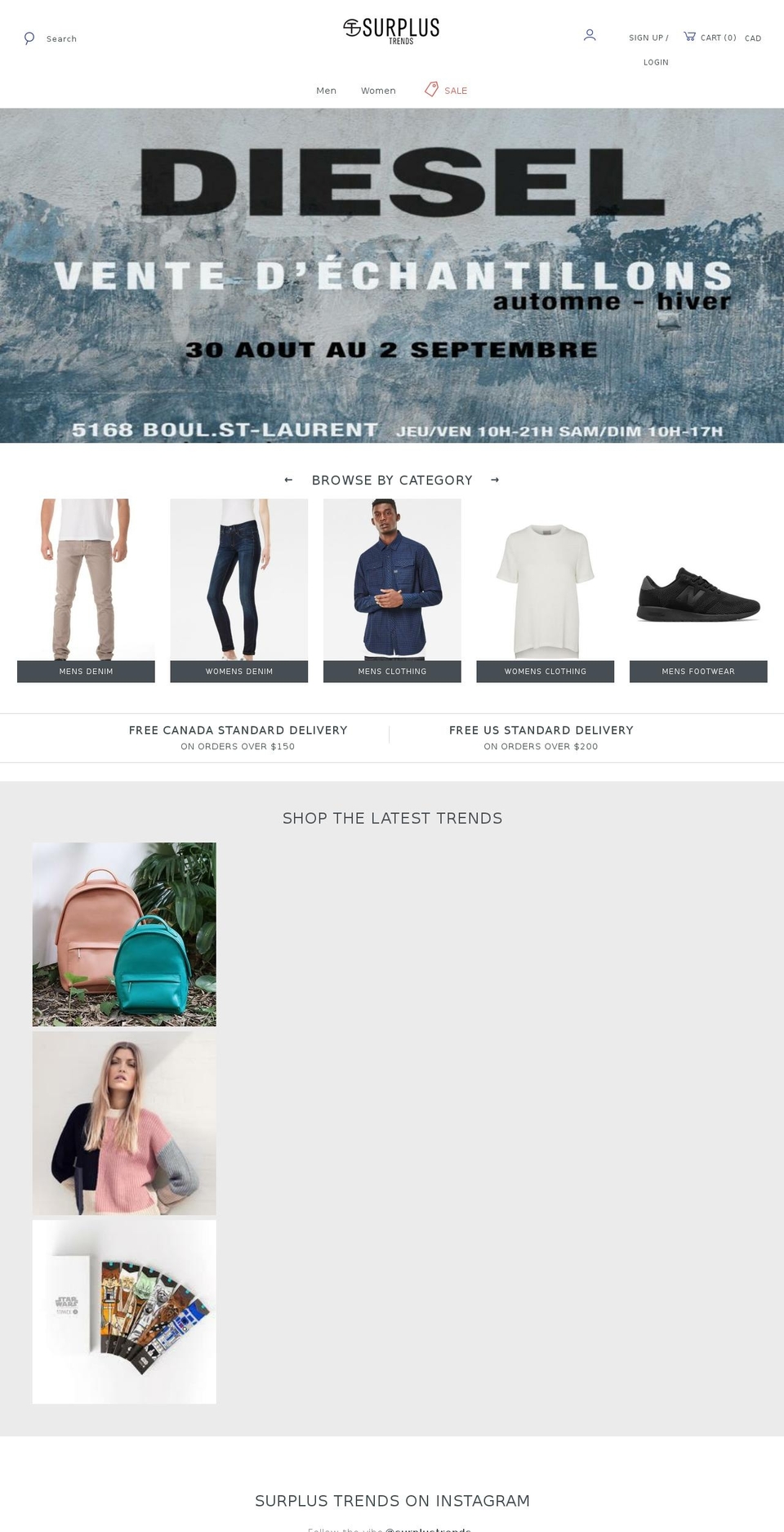 Surplus Trends v2.0.7.4 Shopify theme site example surplusoutlet.ca