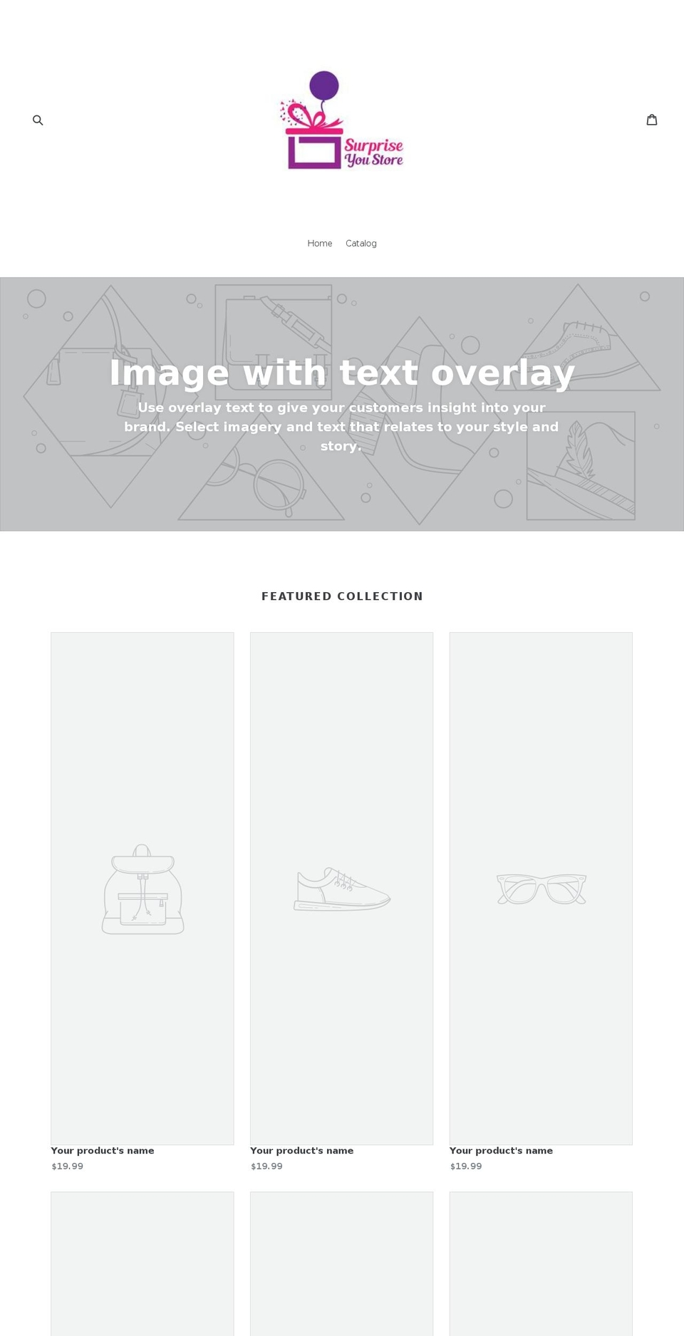 surpriseyoustore.com shopify website screenshot