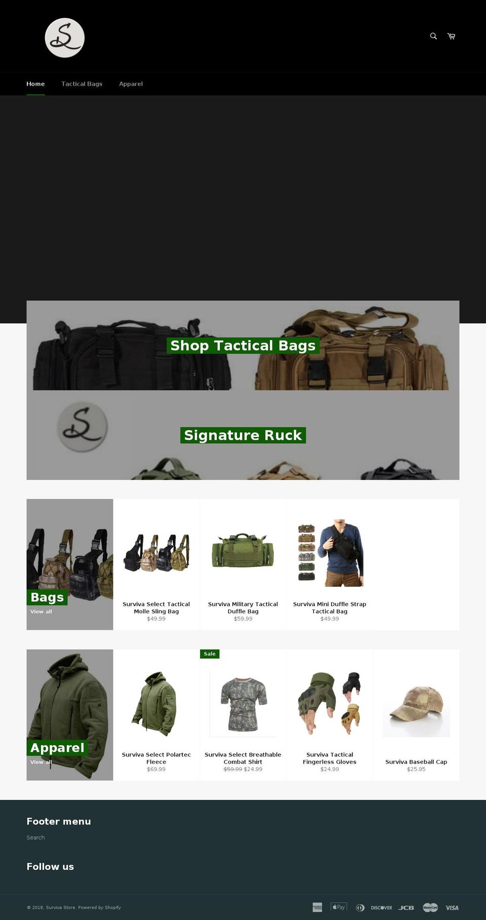 surviva.store shopify website screenshot