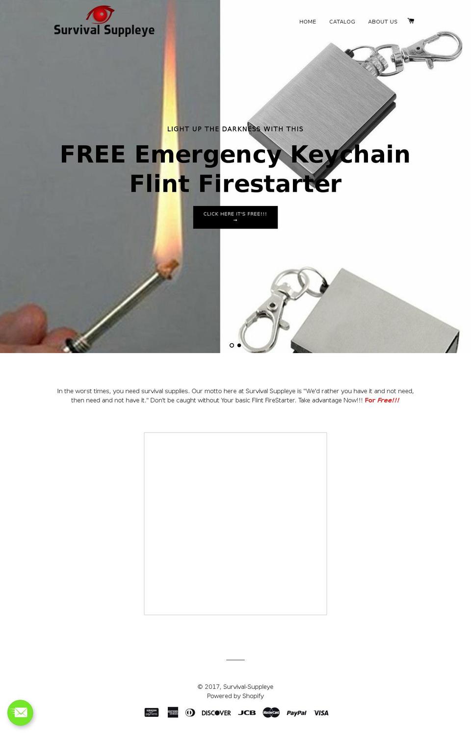 survival-suppleye.com shopify website screenshot