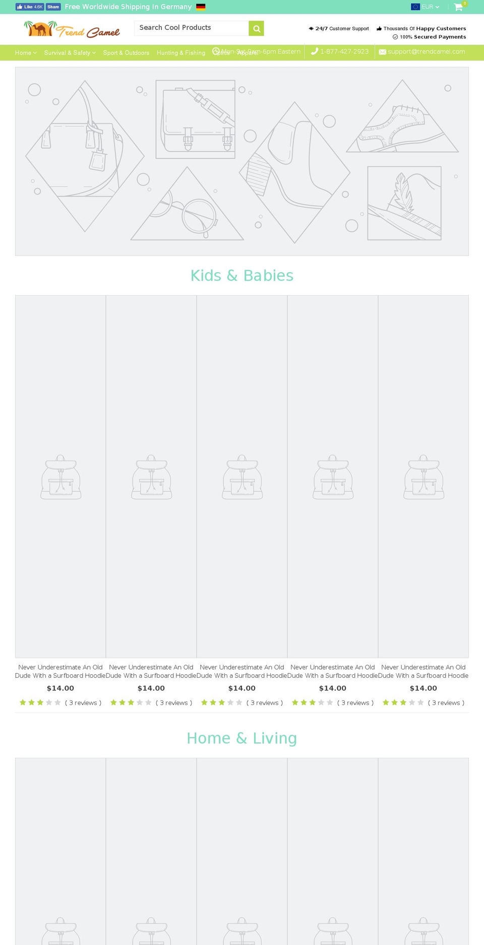 survivalfort.com — Shopify storefront screenshot