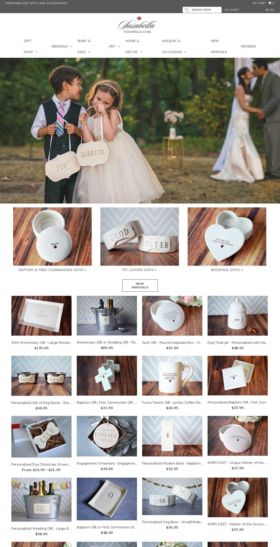 susabella.net shopify website screenshot