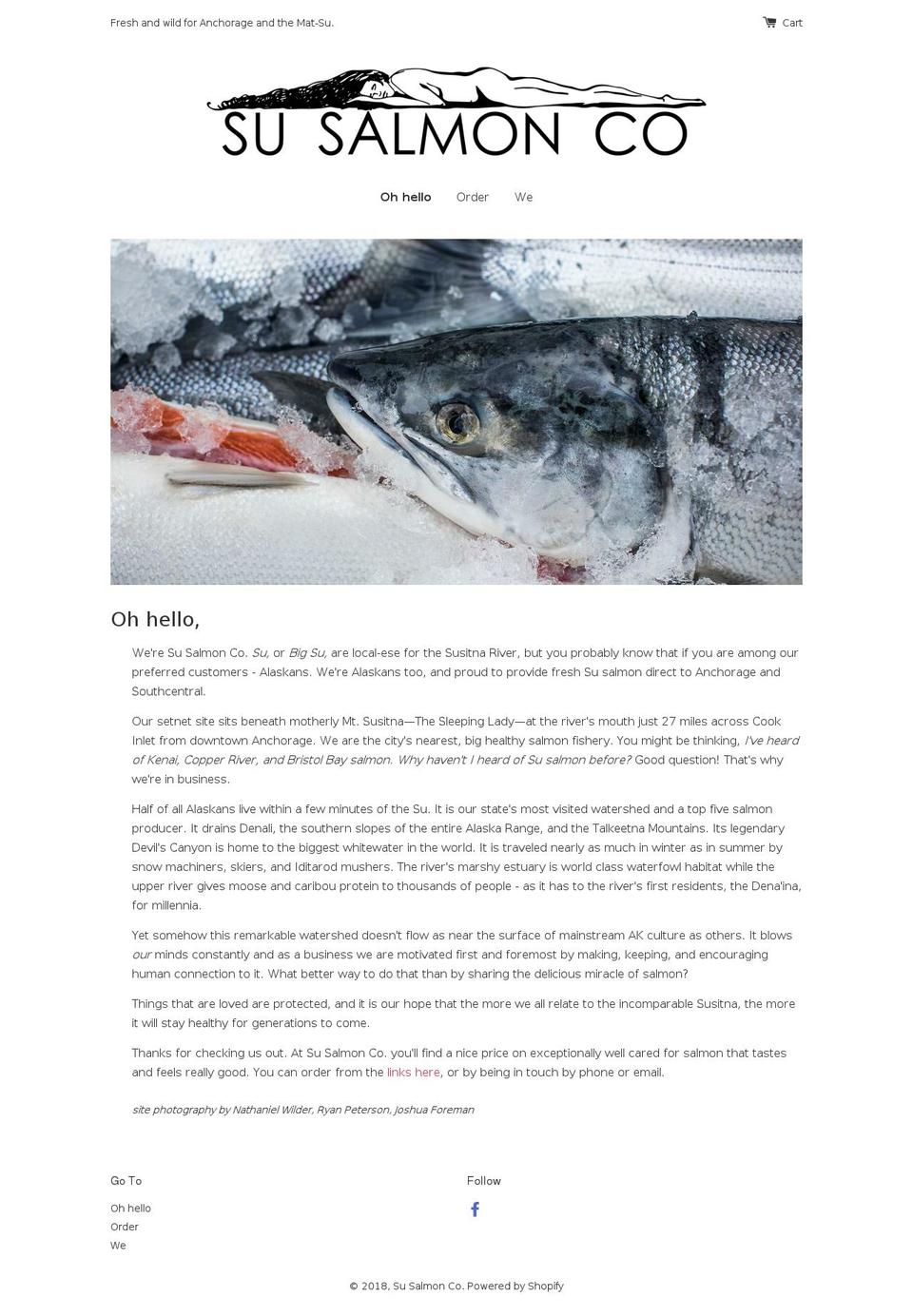 susalmonco.com shopify website screenshot