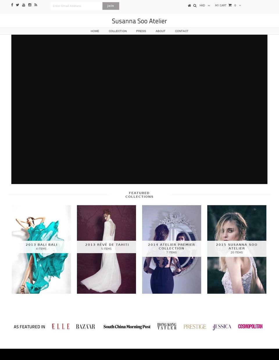 susannasoo.com — Shopify storefront screenshot
