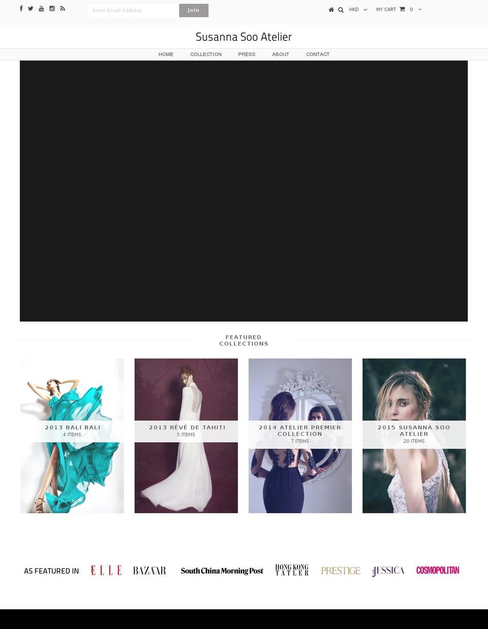 susannasooatelier.com — Shopify storefront screenshot