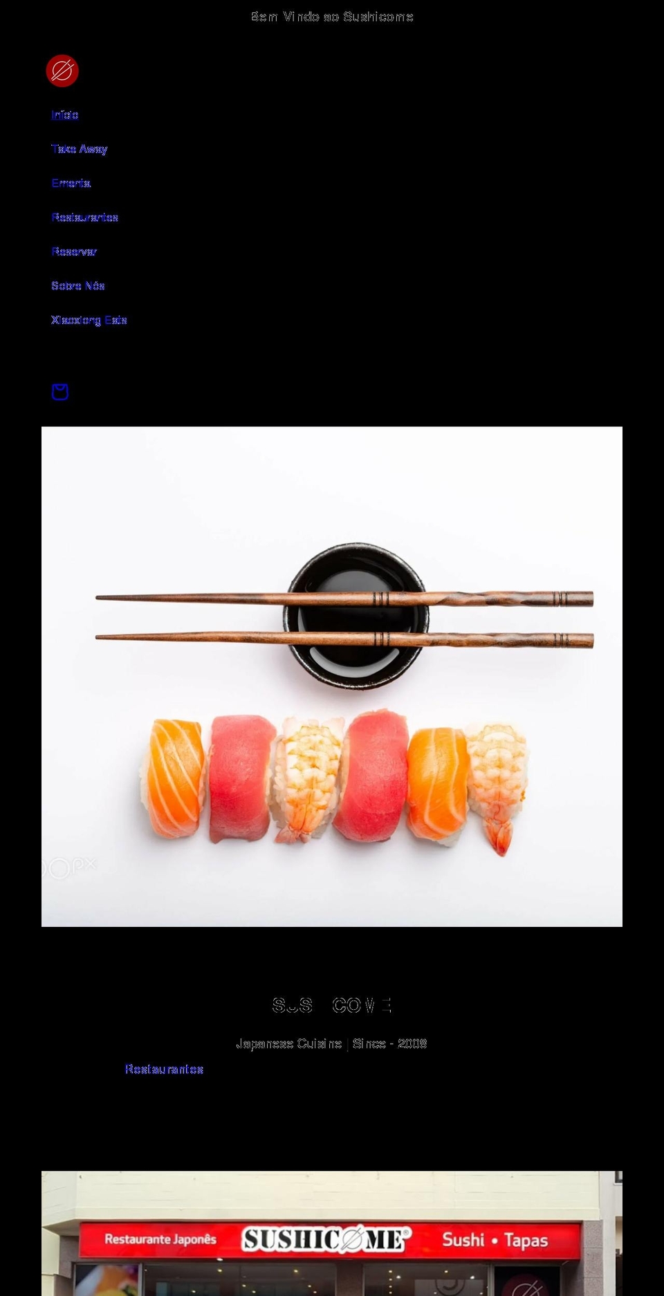 sushicome.com shopify website screenshot