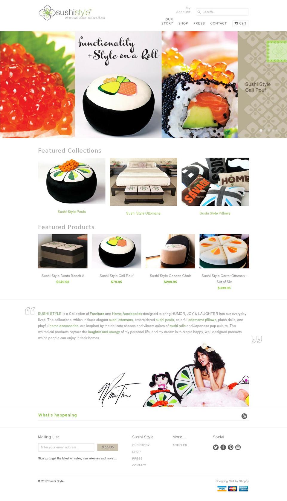 sushistyle.com shopify website screenshot