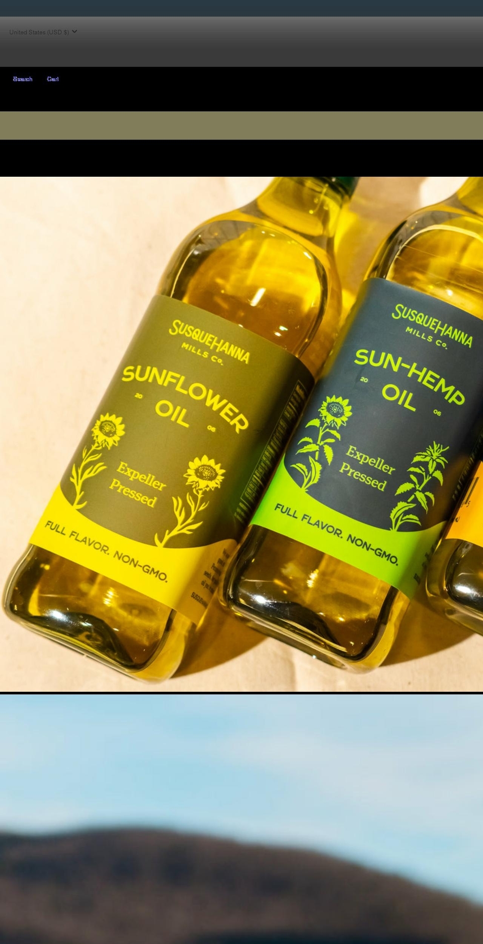 susquehannamills.com shopify website screenshot