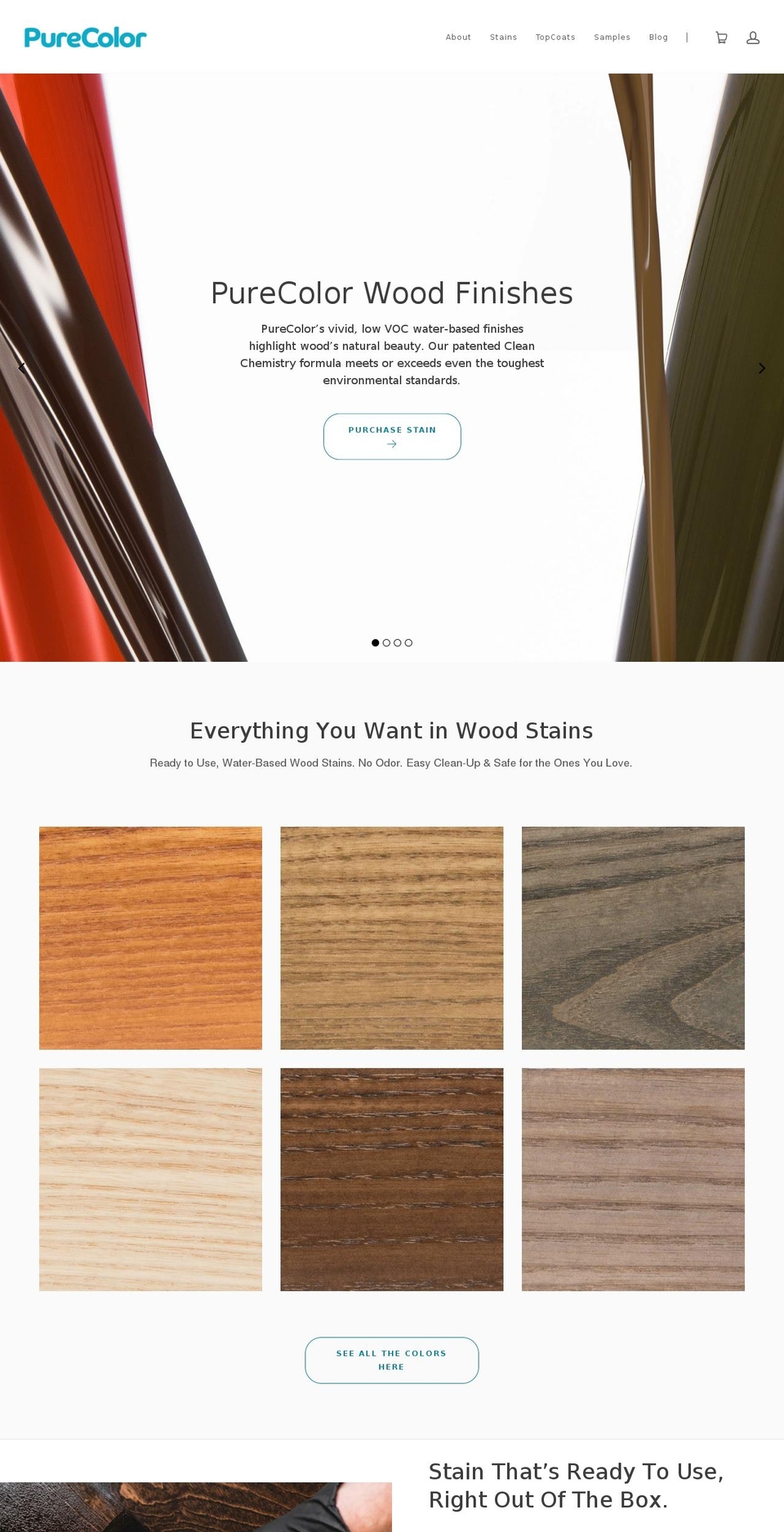 sustainable-stain.org shopify website screenshot