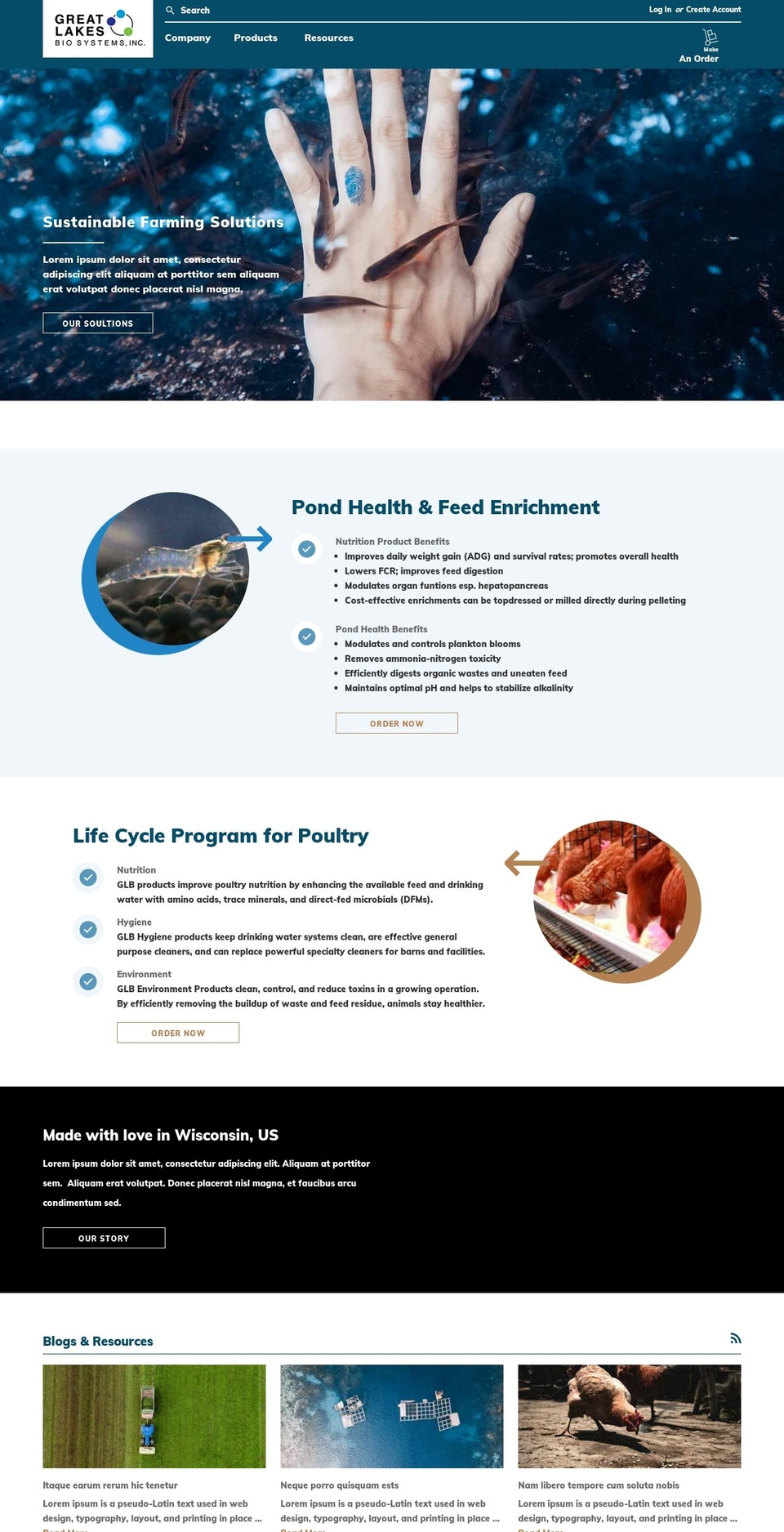 SFS Shopify theme site example sustainablefarmingsolutions.net